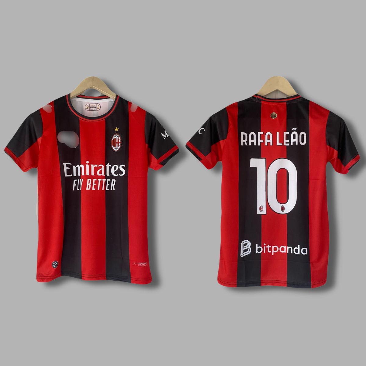 Rafaleao Ac Milan new season home kit Half sleeve embroidery jersey - P2144 | Jersey Kada