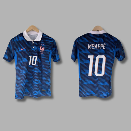France 2026 worldcup Home Mbappe Half Sleeve collar Sublimation | Jersey Kada