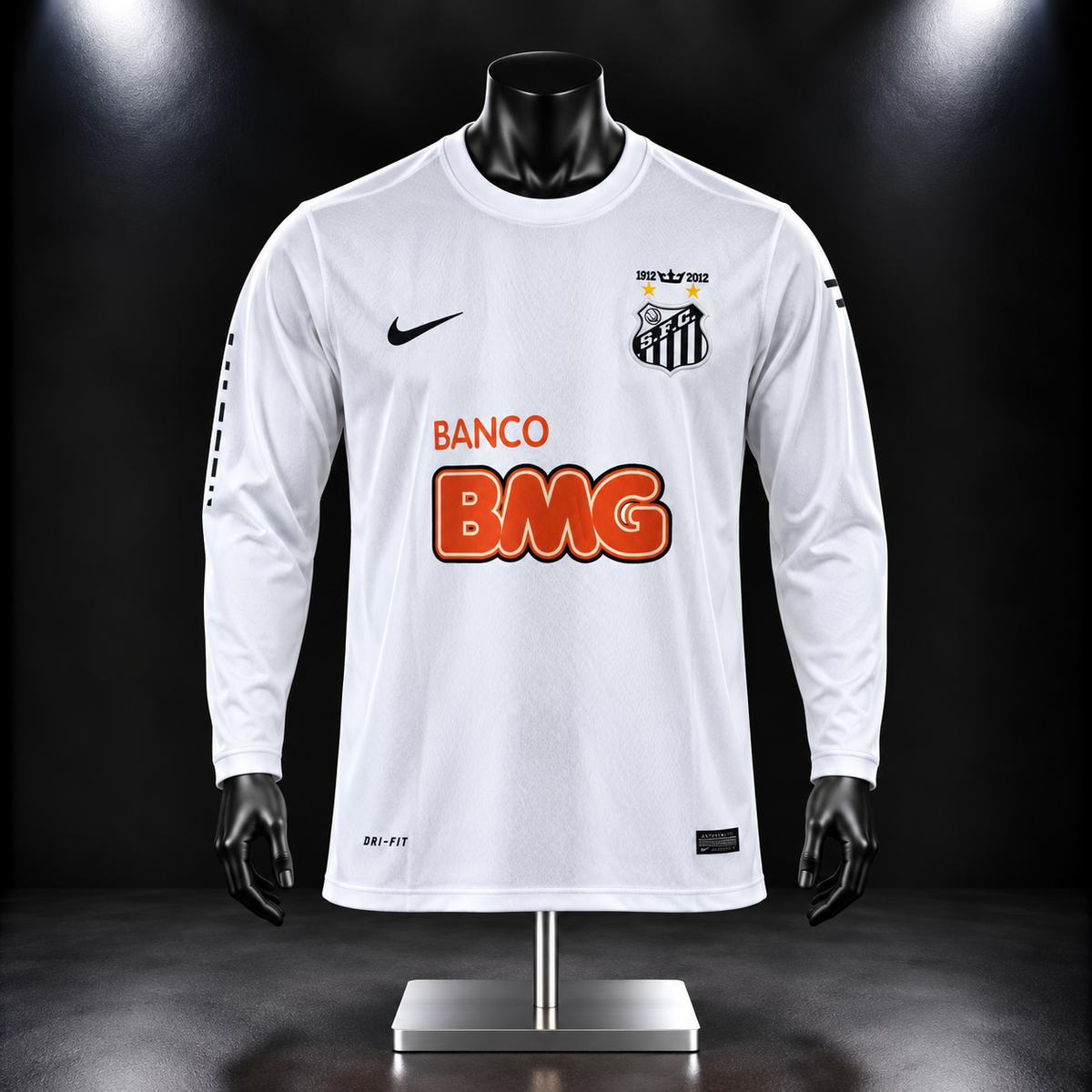Santos 2012 home kit Neymar full sleeve Embroidery P35 - Jersey Kada