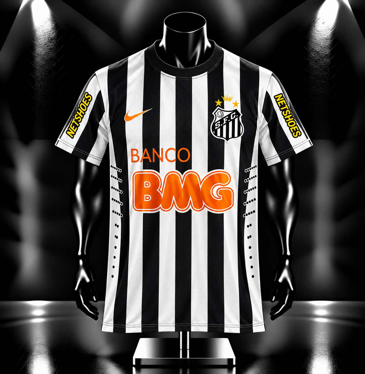 Santos 2012-13 Home kit Neymar  Half sleeve Embroidery P425 - Jersey Kada
