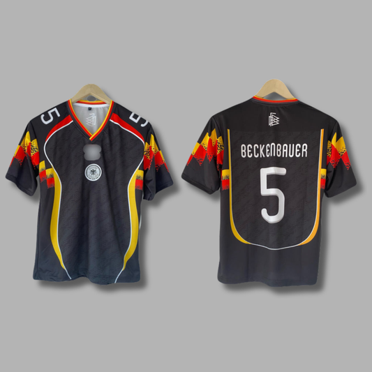 Beckenbauer Germany Five Sleeve Collar Embroidery- P2318 | Jersey Kada