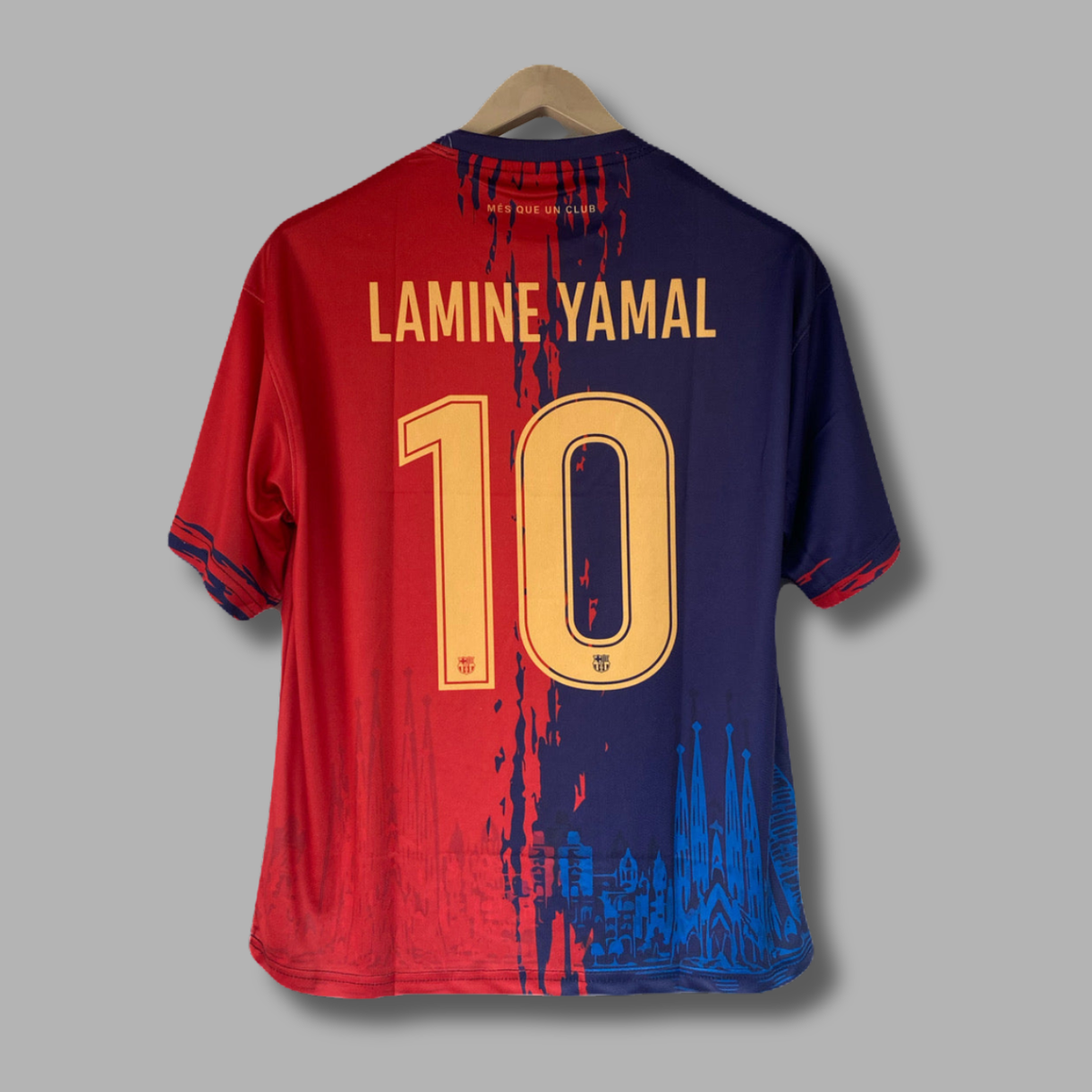 Yamal Barcelona Five Sleeve sublimation Jersey - P2585 | Jersey Kada