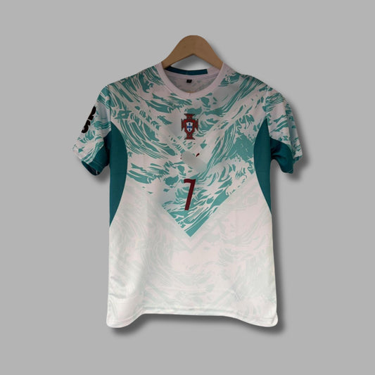 Portugal 2026 World Cup Away Ronaldo Half Sleeve Sublimation P1624| Jersey Kada