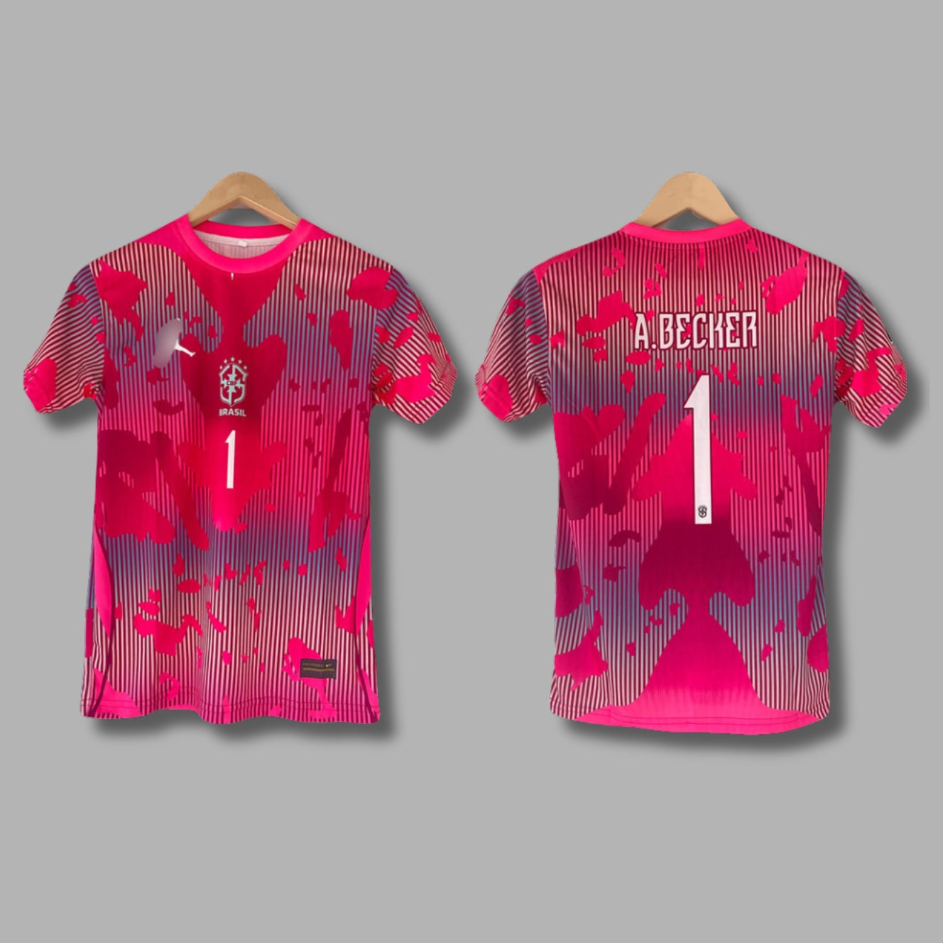 Brazil 2026 Worldcup Gk Alison Becker Away Half Sleeve Sublimation P1904 | Jersey Kada
