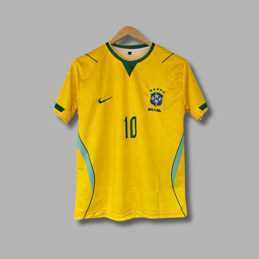 Brazil 2026 World Cup Home Neymar Jr Half sleeve Embroidery | Jersey Kada