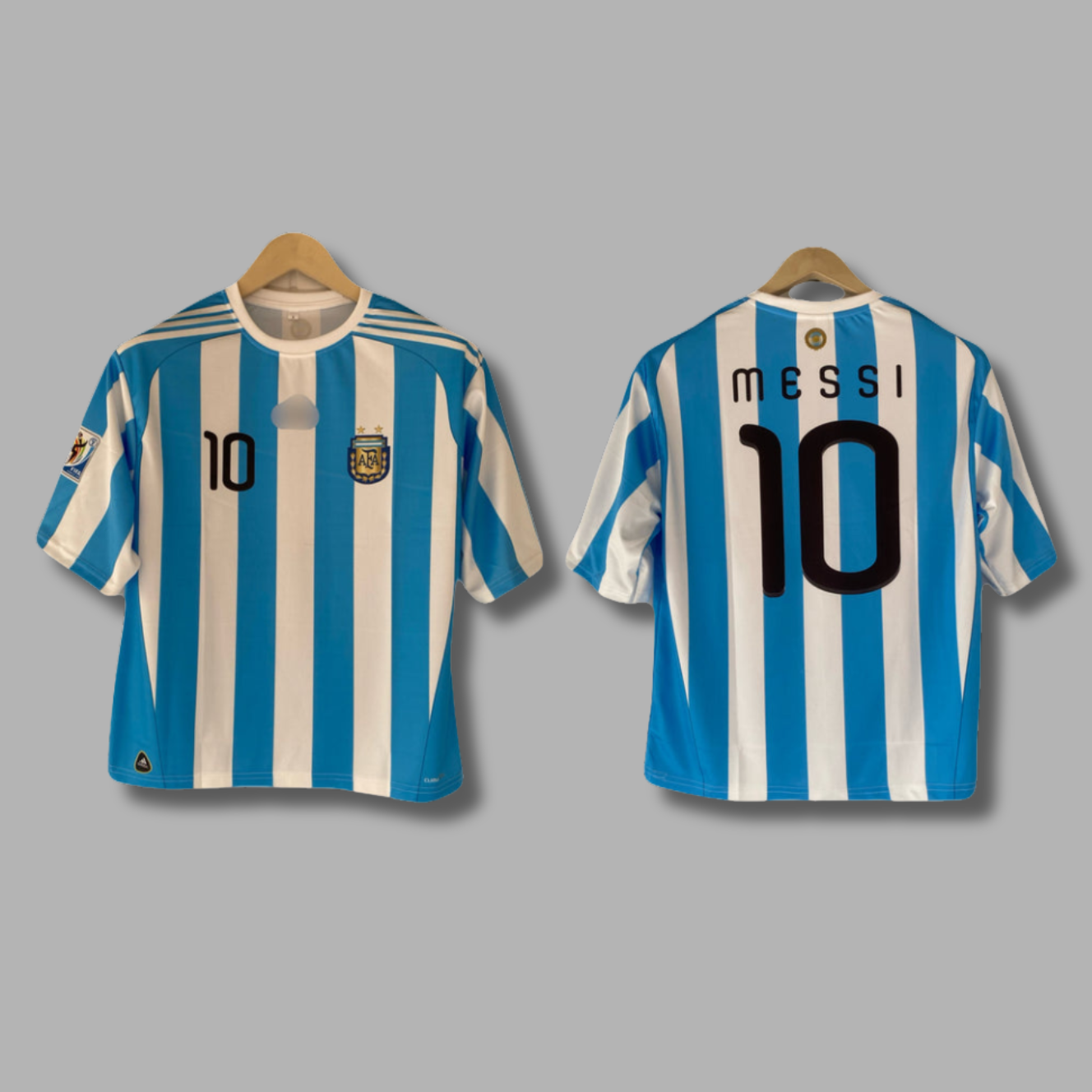 Messi Argentina 2010 Home Five Sleeve Sublimation - P2302 | Jersey Kada
