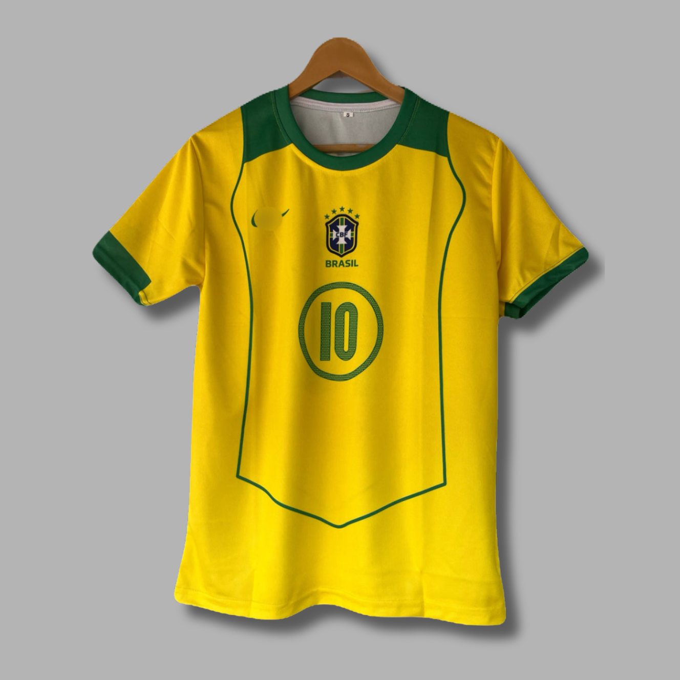 Ronaldinho Brazil 2002 Home Half Sleeve Sublimation - P2285 | Jersey Kada