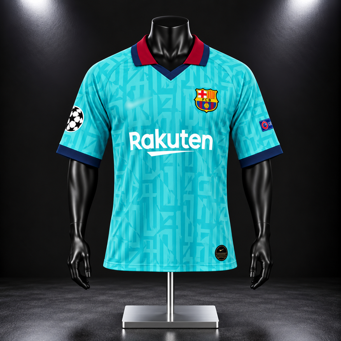 Messi Barcelona Five Sleeve collar Embroidery- P2768 | Jersey Kada
