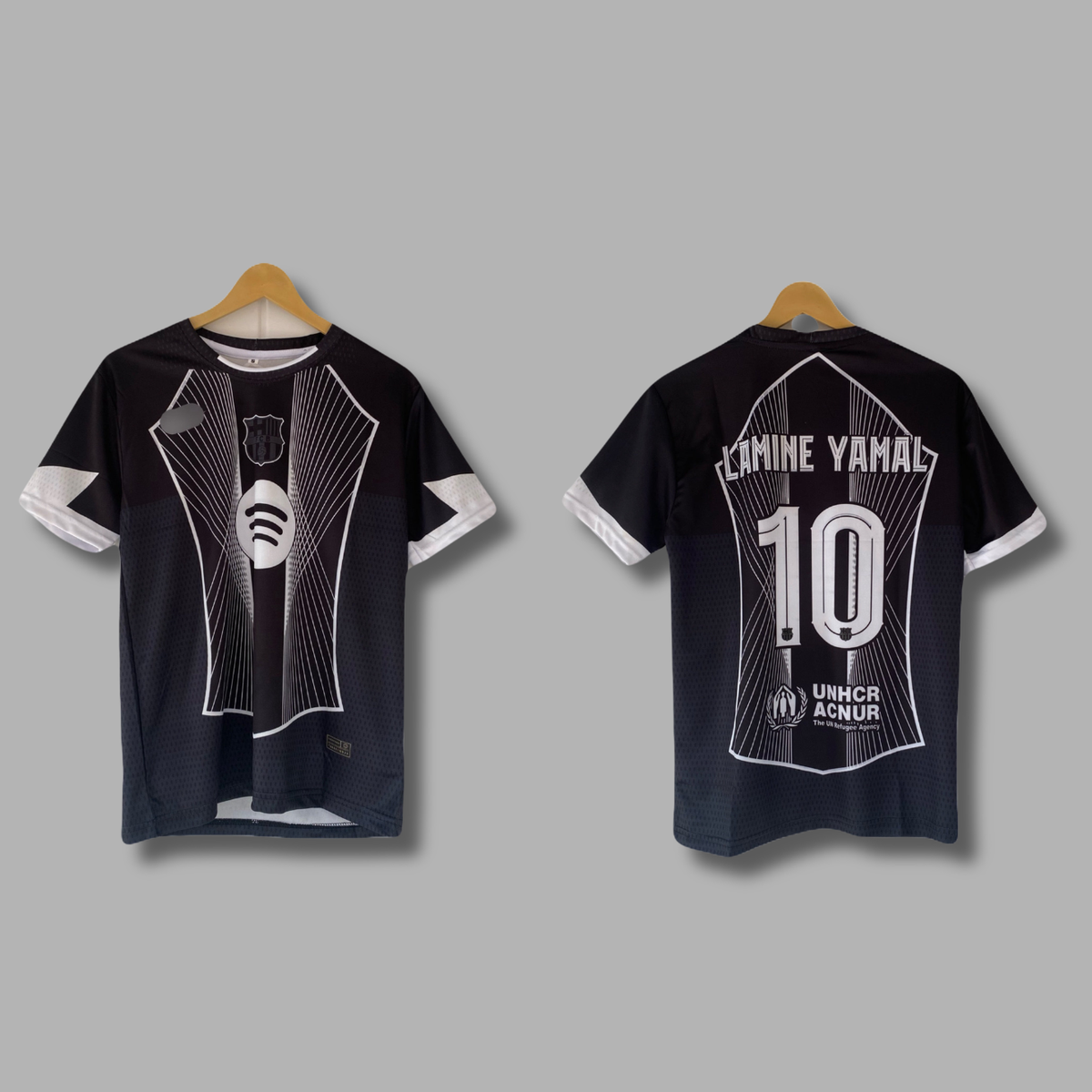 Lamine yamal Barcelona jersey half sleeve sublimation jersey - P2714 | Jersey Kada
