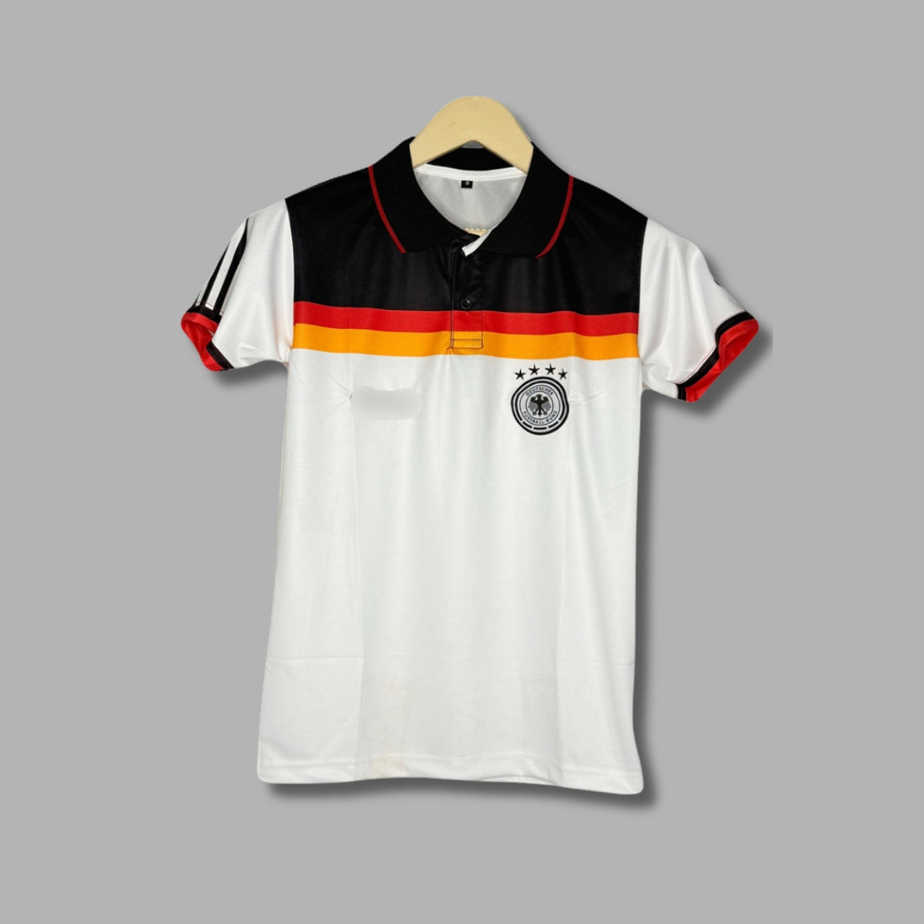 Germany 1992 Special Kit Half Sleeve Collar Embroidery- P1210 | Jersey Kada