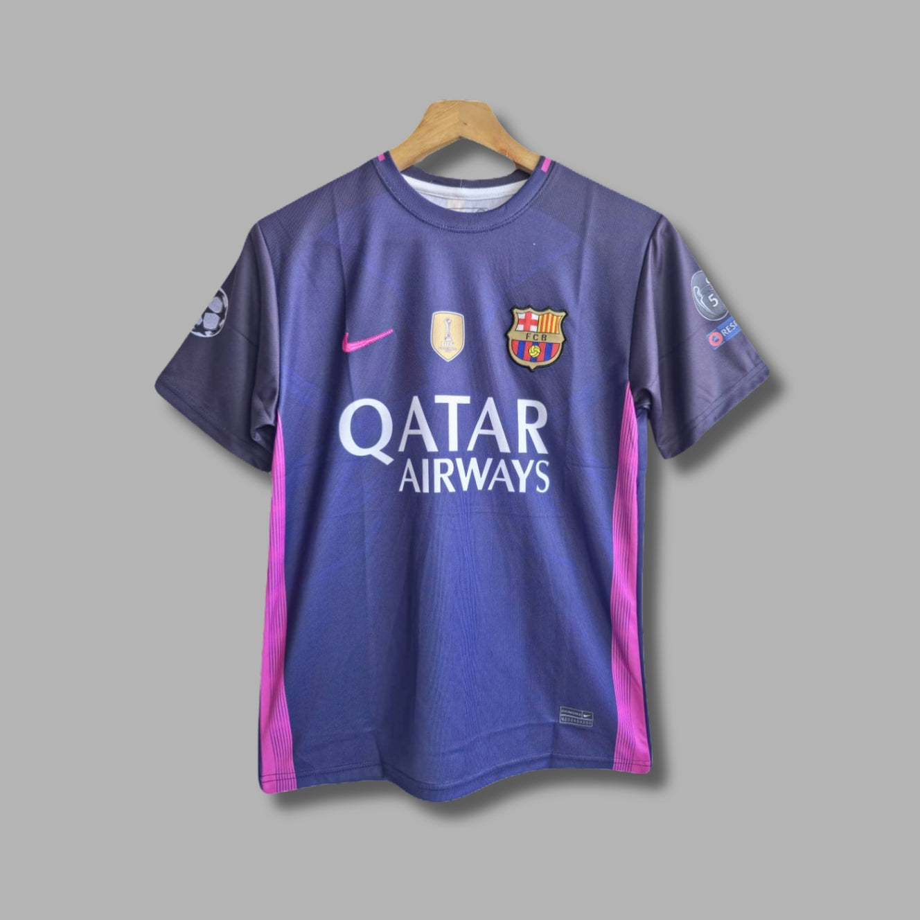 Barcelona 2016-17 away jersey Messi  Half sleeve Embroidery | Jersey Kada
