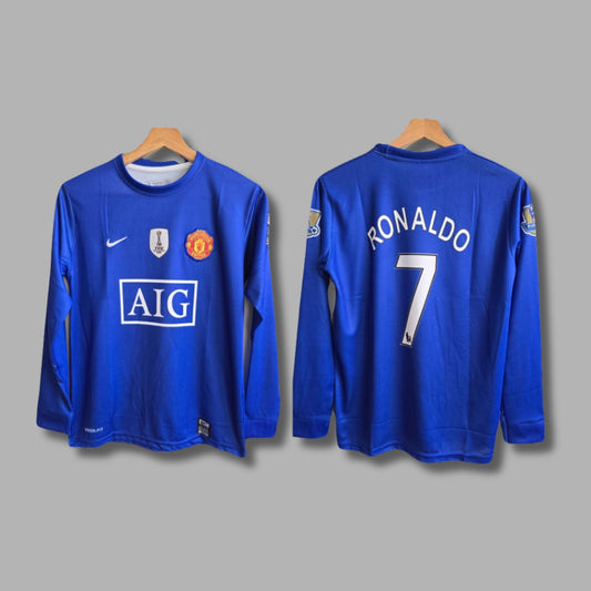 Man United Ronaldo Third kit 2008/09 Full Sleeve Embroidery P527 | Jersey Kada