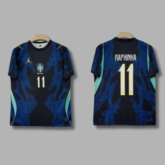 Brazil 2026 World Cup Away Raphina Half Sleeve Roundneck Sublimation P1584 | Jersey Kada