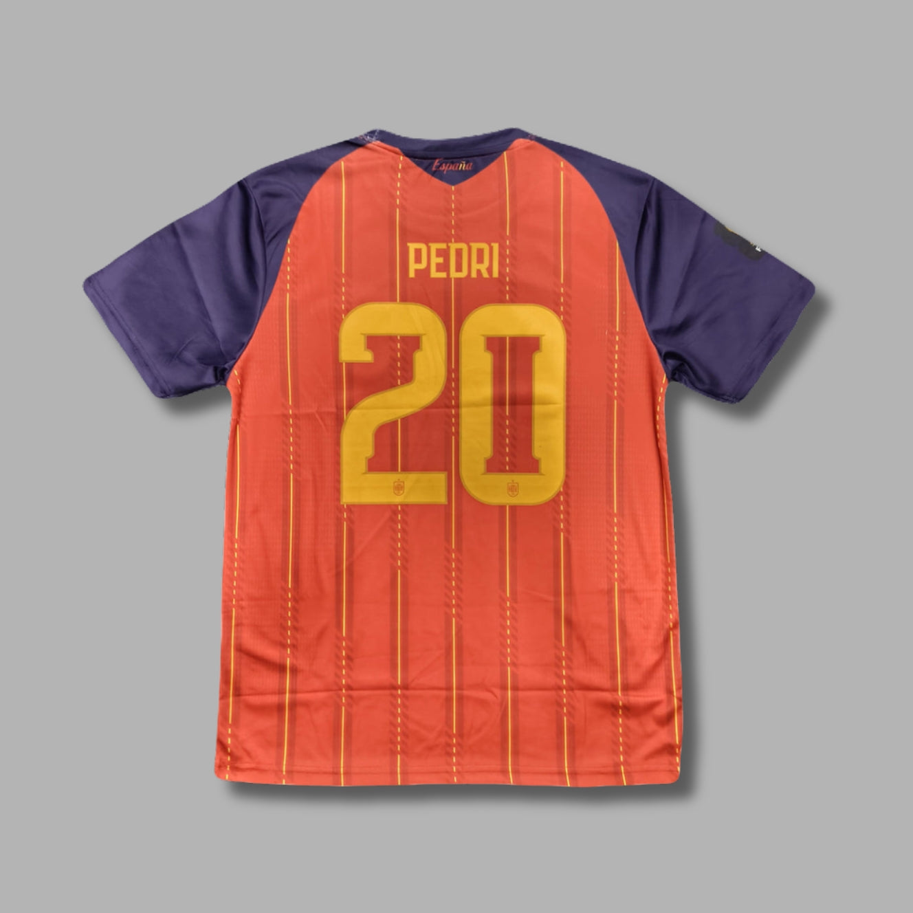 Spain 2026 World Cup Pedri Half Sleeve Embroidery Jersey | Jersey Kada