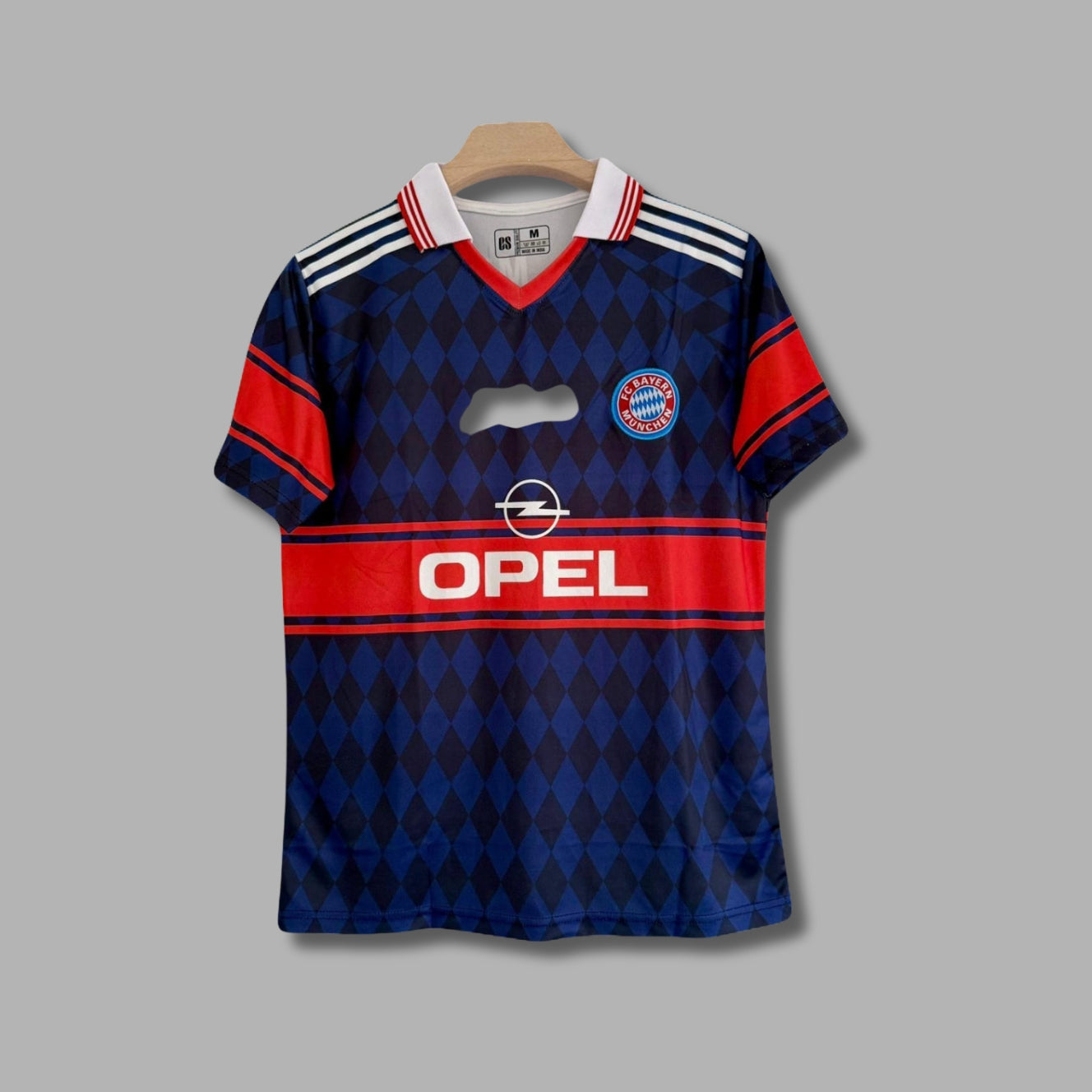Bayern Munich 1998 Matthaus Half Sleeve Collar Embroidery | Jersey Kada