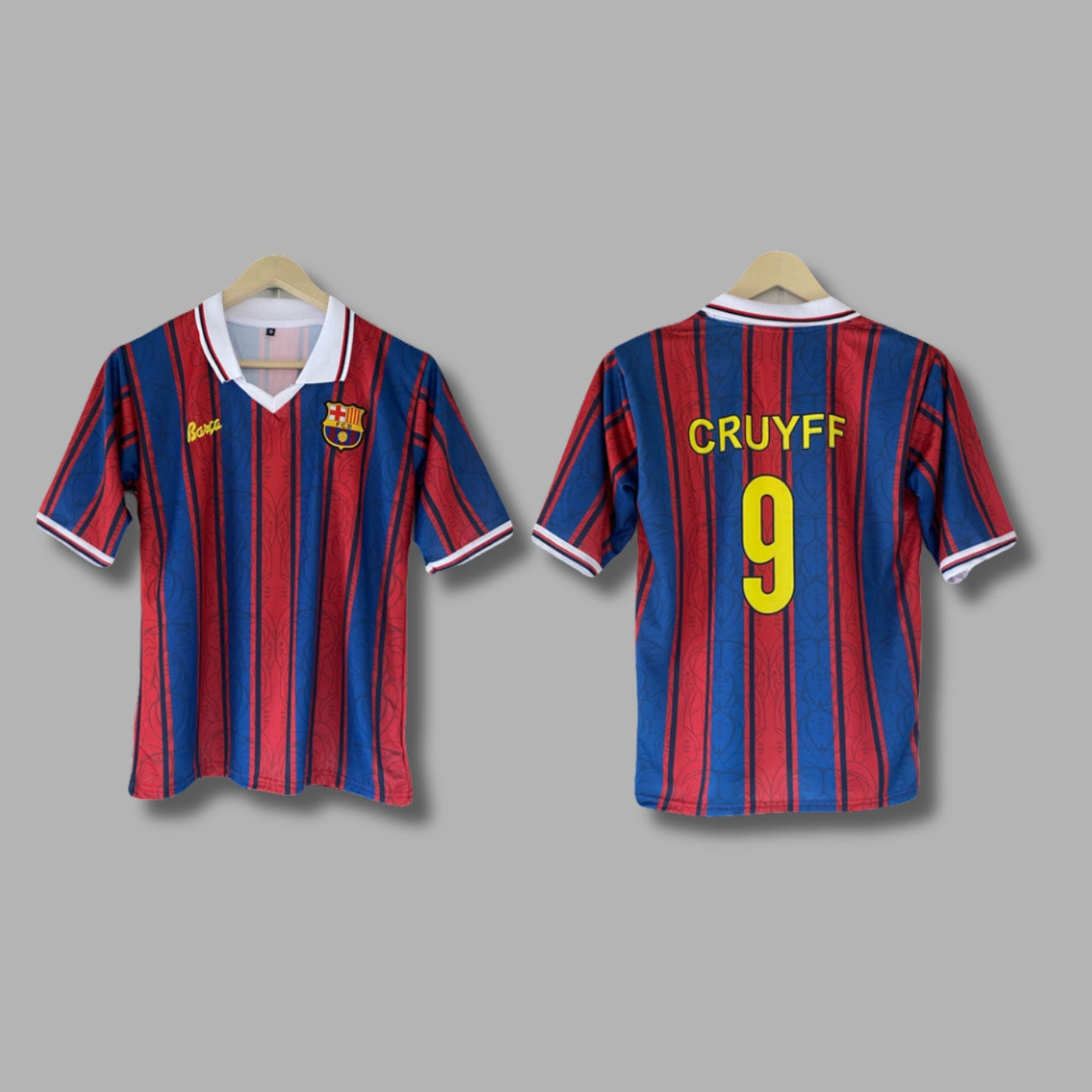 Barcelona 125th Cruyff Special Edition Five Sleeve Collar Embroidery P2107 | Jersey Kada