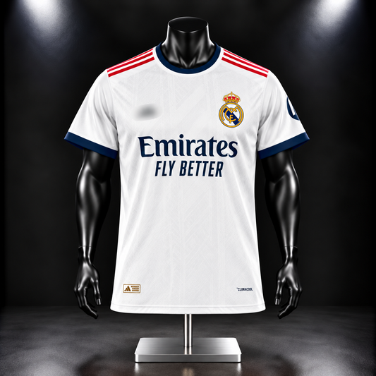 Real Madrid 2026/27 Home Plain Back Half Sleeve Embroidery - P2328 | Jersey Kada
