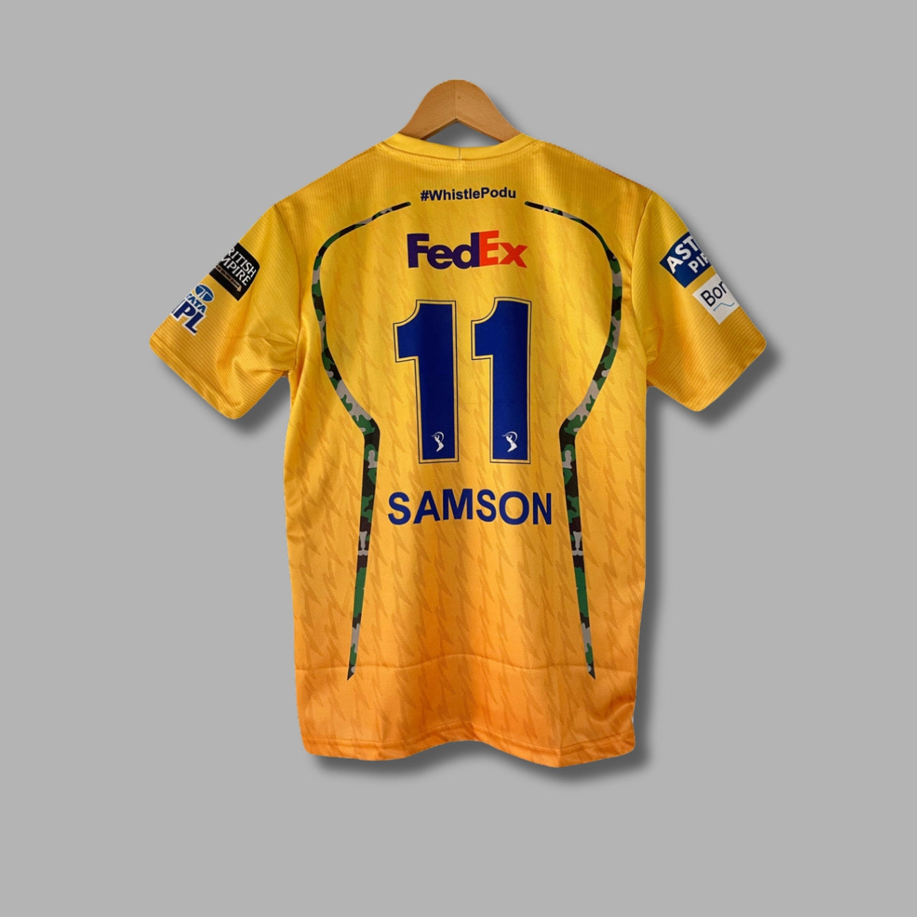 Chennai Super Kings Sanju Samson 2026 IPL  Half Sleeve Sublimation | Jersey Kada