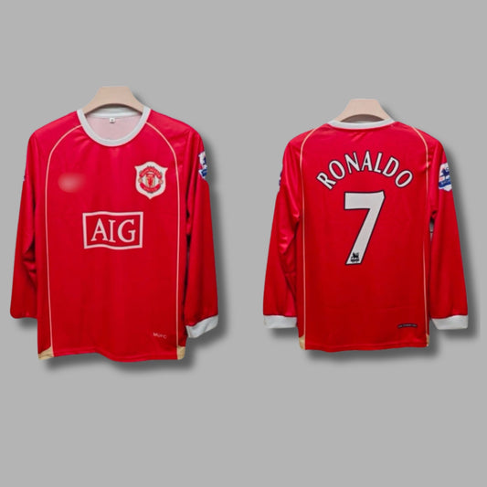 Man United 2006/07 Ronaldo Home Full Sleeve Sublimation P3 | Jersey Kada