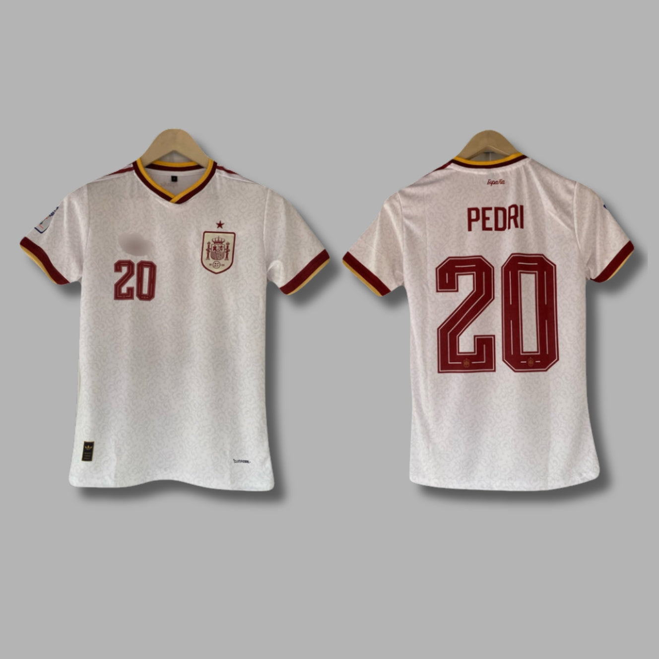 Spain 2026 WorldCup Pedri Away Half Sleeve Embroidery | Jersey Kada