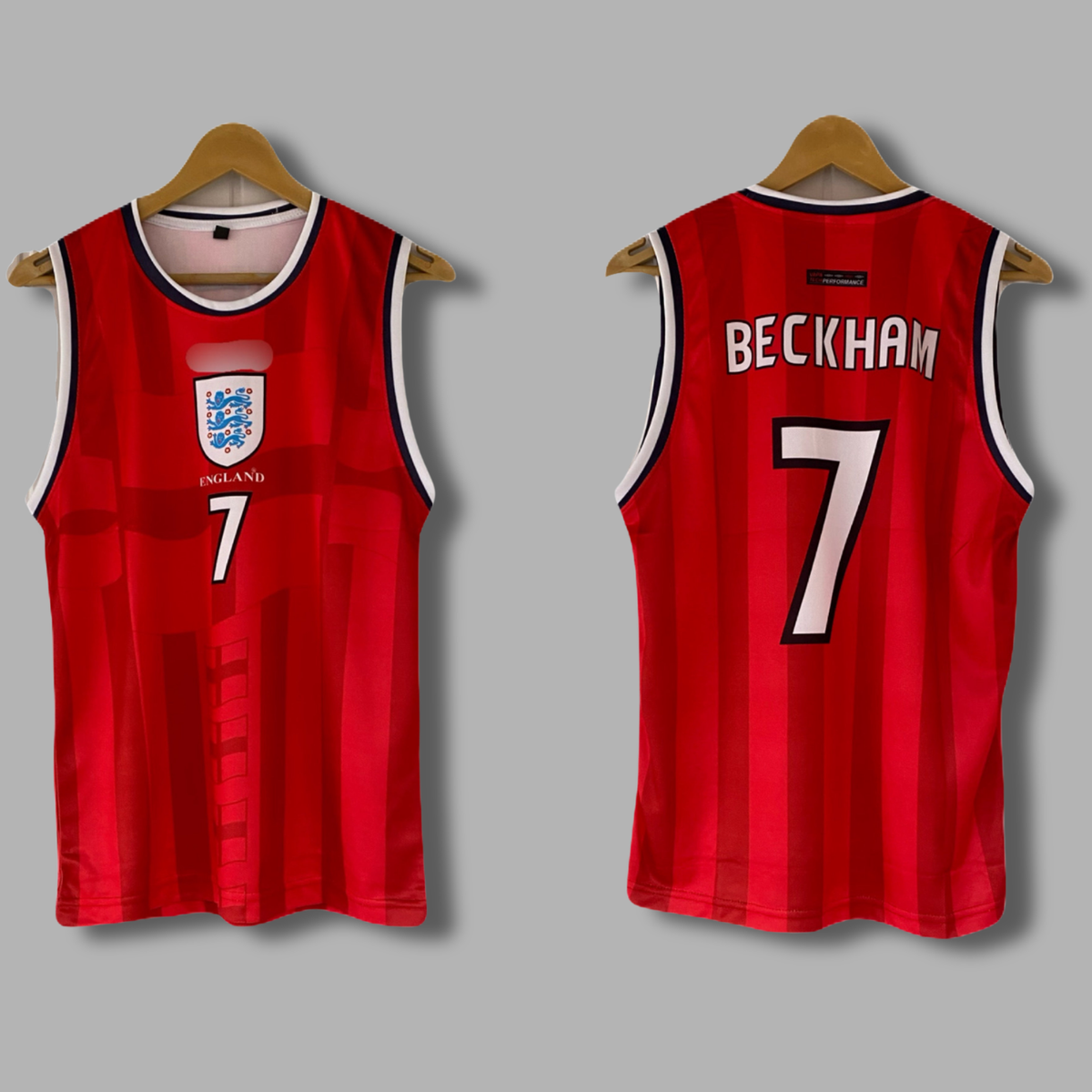 Beckham England sleevless bibs sublimation - P2409 | Jersey Kada