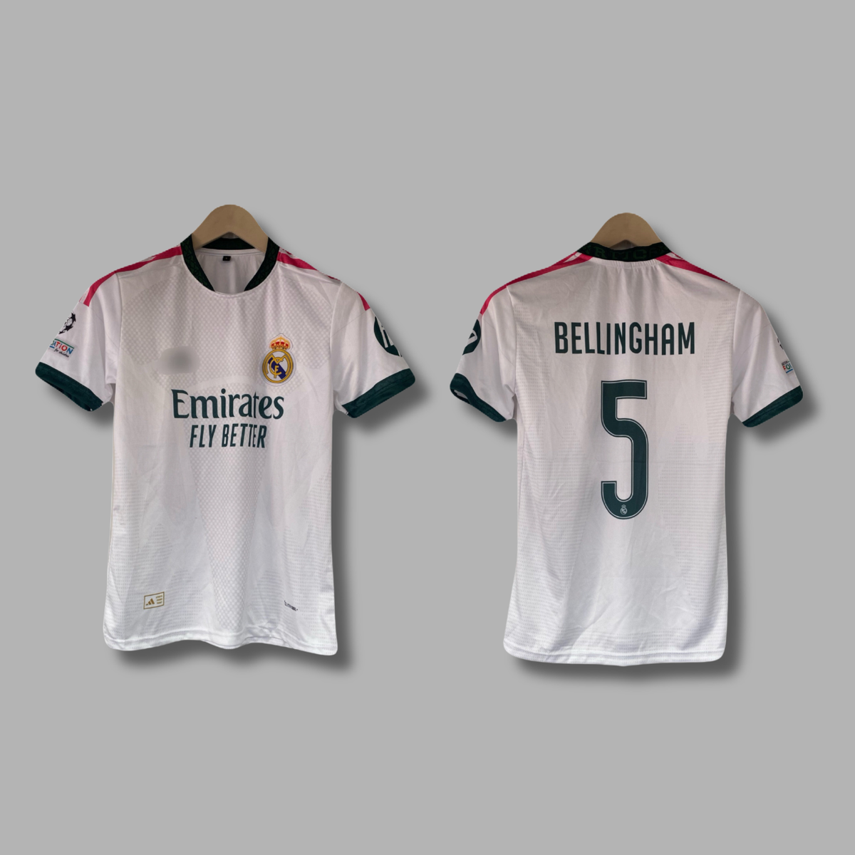 Bellingham Real Madrid 2026-27 Home Kit embroidery half sleeve jersey - P2601 | Jersey Kada