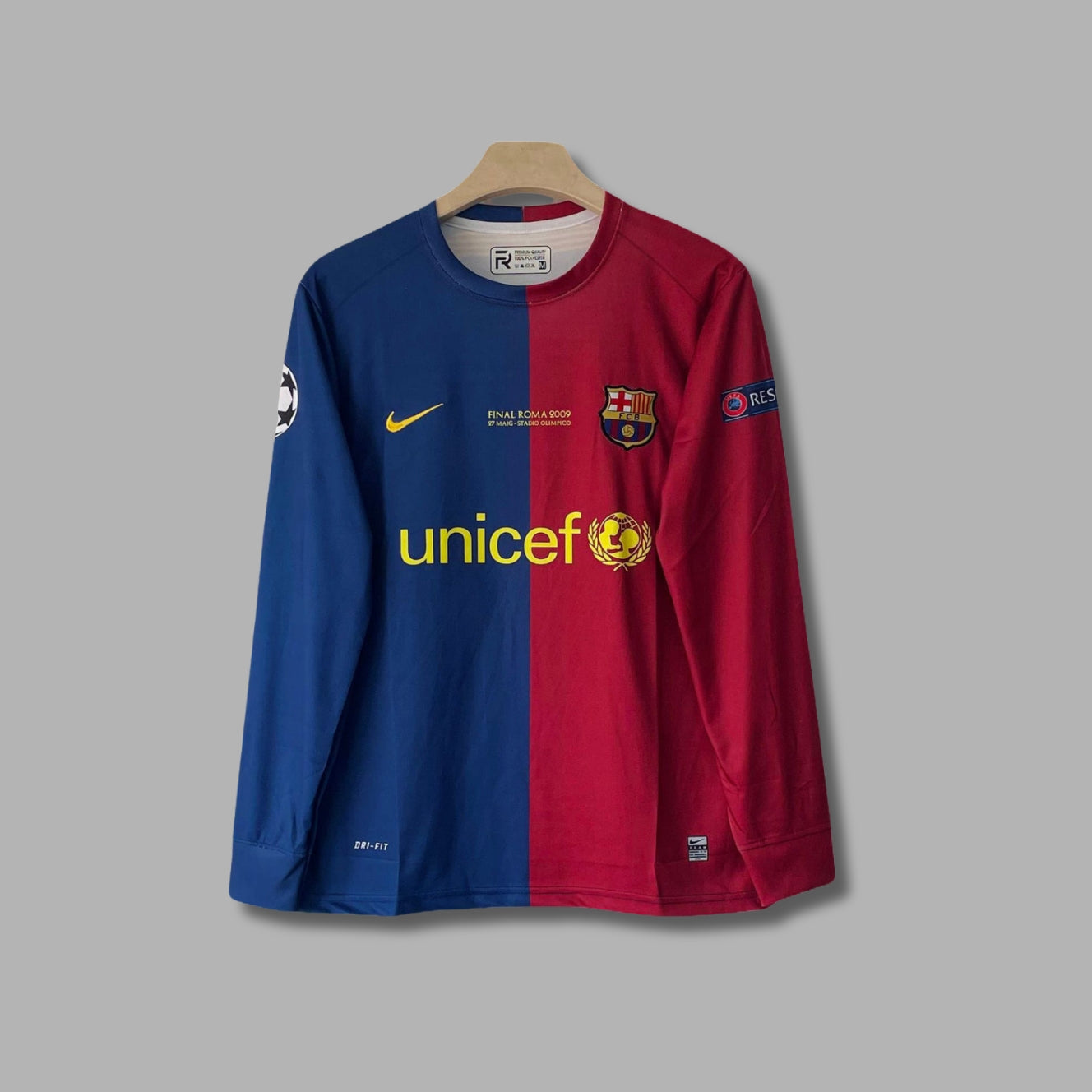 Barcelona Messi 2008-09 home jersey Full Sleeve Embroidery-P1328 | Jersey Kada