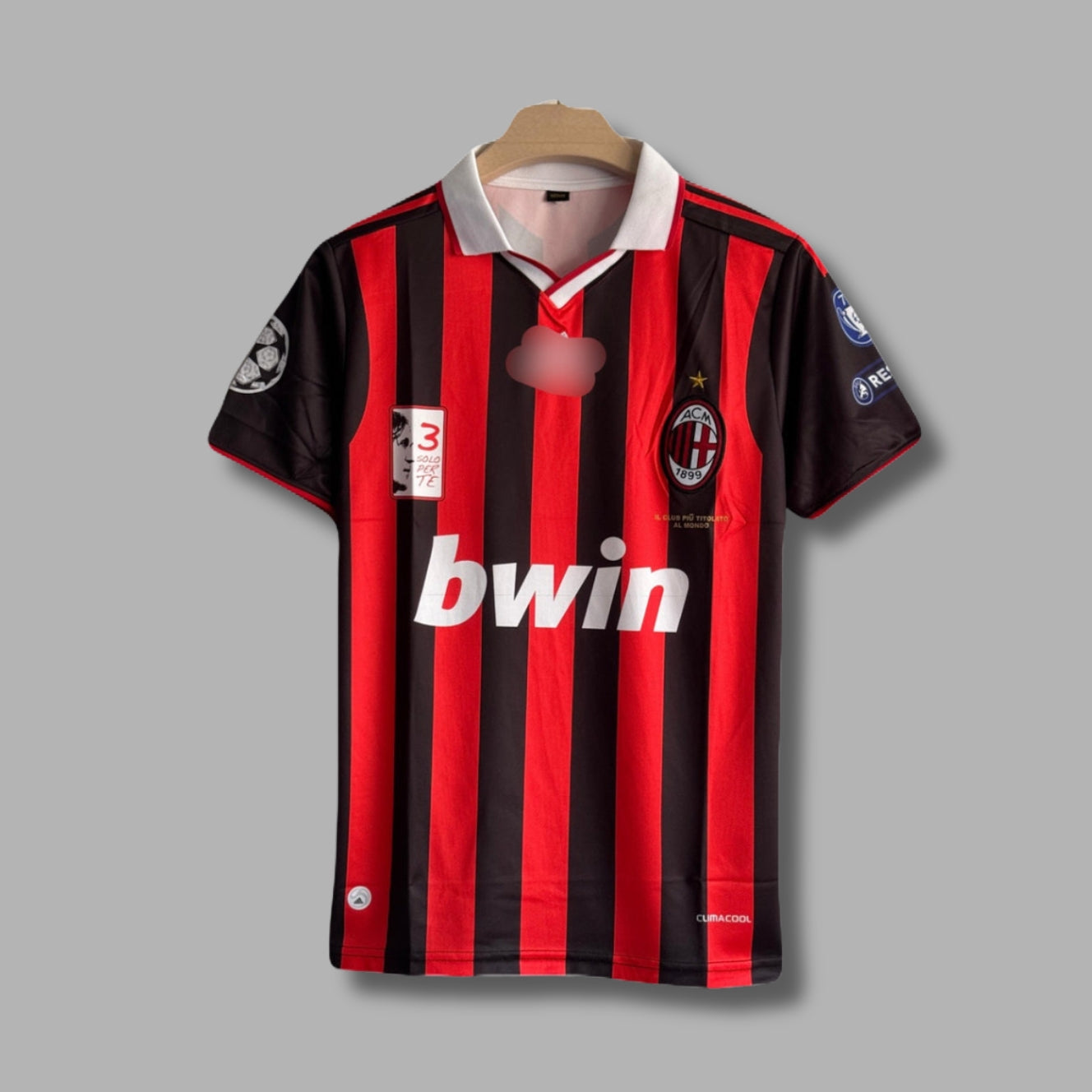 Ac Milan Maldini 2008-09 home Retro kit Half Sleeve Embroidery | Jersey Kada