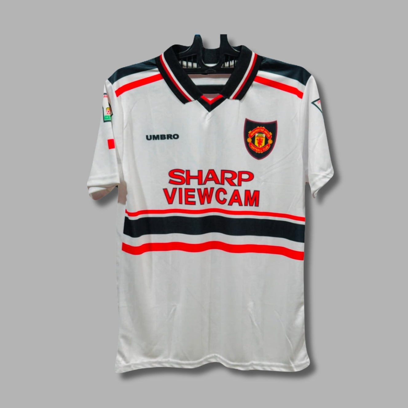 Man United 1997/98 Beckham Half sleeve collar Sublimation - P655 | Jersey Kada