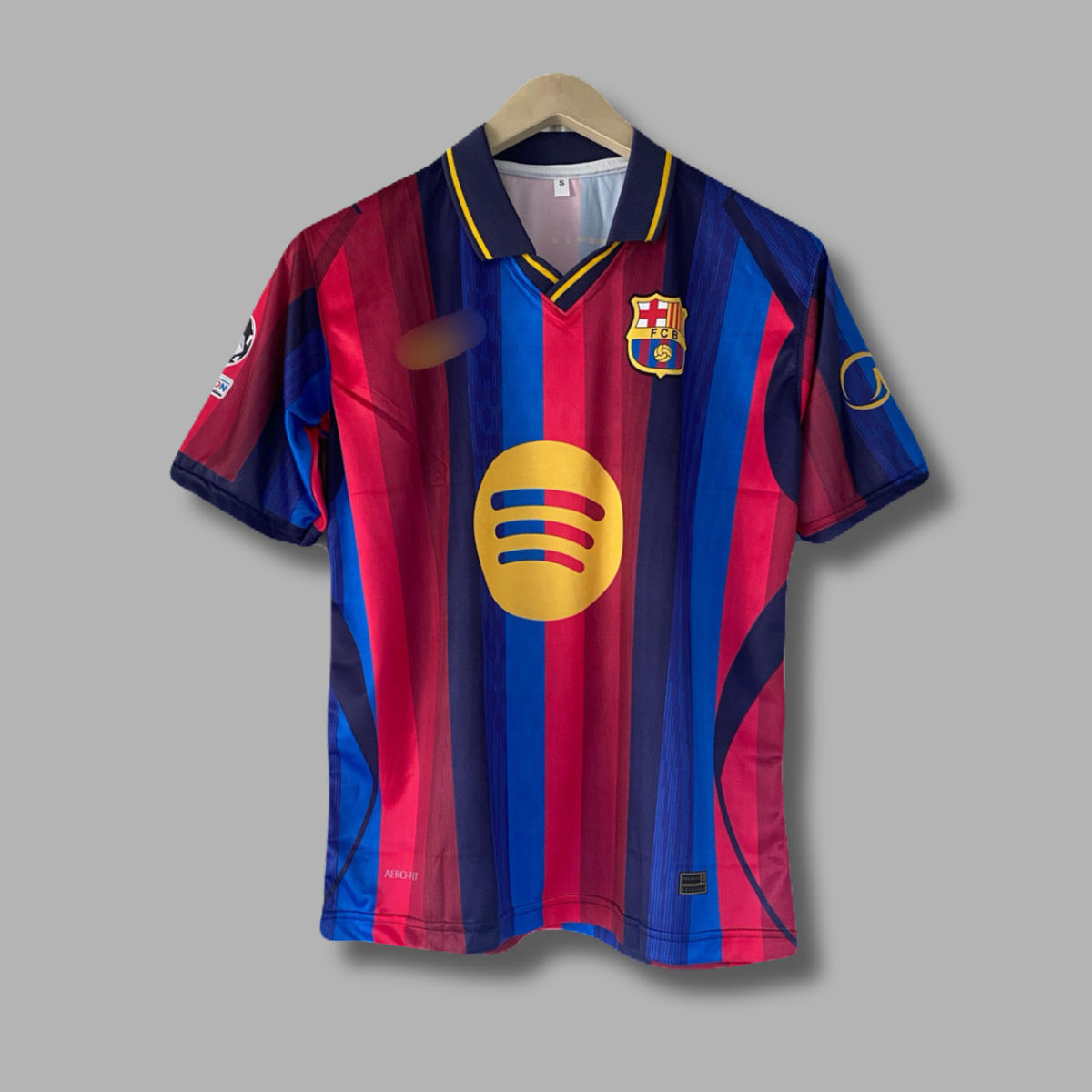 Pedri Barcelona 2026-27 Home  Five sleeve Collar Sublimation jersey - P2541 | Jersey Kada